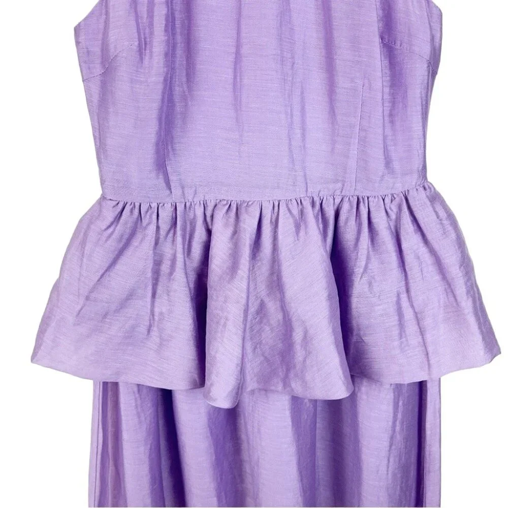 NWT Elliatt Purity Peplum Maxi Dress - Picture 9 of 9